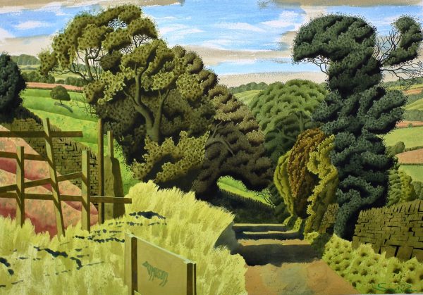 Above Coverham Abbey